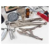 Mixed Lot of Vintage Tools, Desk Accessories & Collectibles