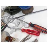 Mixed Lot of Vintage Tools, Desk Accessories & Collectibles