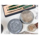 Mixed Lot of Vintage Tools, Desk Accessories & Collectibles