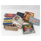 Vintage Flinch, Touring, Anagrams, Crown Dominoes & Games Mixed Lot