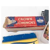Vintage Flinch, Touring, Anagrams, Crown Dominoes & Games Mixed Lot