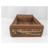 Hieland Lassie Wooden Produce Crate