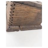 Antique Telephone Magneto Generator Wooden Box - As-Is