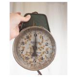Vintage Hanson Hanging Produce Scale With Poultry Basket