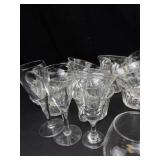 Clear Glassware Mixed Lot
