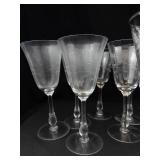 Etched Stemware Assortment (Lot of 22)