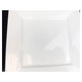 Threshold White Square Plates Mixed Lot (Lot of 14)