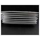 Threshold White Square Plates Mixed Lot (Lot of 14)
