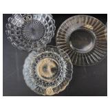 Mixed Lot Clear Glassware Bowls, Cups & Plates