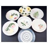 Blue Ridge Hand Painted Dish Set & Decorative Plates Mixed Lot