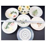 Blue Ridge Hand Painted Dish Set & Decorative Plates Mixed Lot