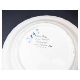 Blue Ridge Hand Painted Dish Set & Decorative Plates Mixed Lot