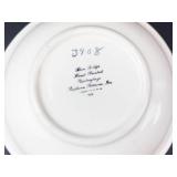 Blue Ridge Hand Painted Dish Set & Decorative Plates Mixed Lot
