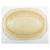 Vintage Federal Glass Amber Madrid 24-Piece Dish Set