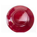 Vintage Anchor Hocking Royal Ruby Red Footed Teacup & Saucer Set (18 Piece)