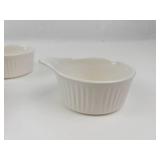 Brush Stoneware Lidded Crocks & Red Wing Custard Ramekins (Lot of 9)