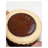 Brush Stoneware Lidded Crocks & Red Wing Custard Ramekins (Lot of 9)