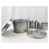 Vintage Aluminum Nesting Camping Cookware Set