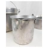 Vintage Aluminum Nesting Camping Cookware Set