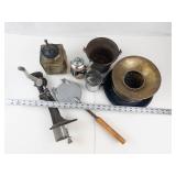 Herters No. 65 Powder Measure & Antique Kitchenware Mixed Lot