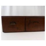 Vintage Oak Card Catalog Cabinet