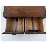 Vintage Oak Card Catalog Cabinet
