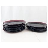 Vintage Anchor Hocking Ruby Red Glass Plates (Lot of 15)
