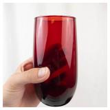 Vintage Anchor Hocking Royal Ruby Red Glassware Mixed Lot