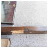 Three-Piece Mirrored Wood Panel Set