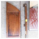 Three-Piece Mirrored Wood Panel Set