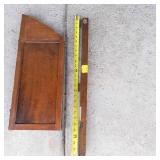 Three-Piece Mirrored Wood Panel Set