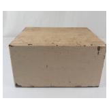 Wooden Index Card File Box With Alphabet Tabs