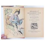Mark Twain Huckleberry Finn & Tom Sawyer Book Lot (6)