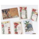 Vintage Christmas Postcard Mixed Lot