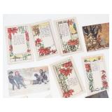 Vintage Christmas Postcard Mixed Lot