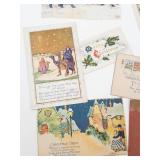 Vintage Christmas Postcard Mixed Lot