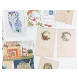 Vintage Christmas Postcard & Greeting Card Mixed Lot