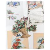 Vintage Christmas Postcard & Greeting Card Mixed Lot