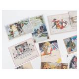 Vintage Holiday Postcard & Greeting Card Mixed Lot