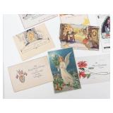 Vintage Holiday Postcard & Greeting Card Mixed Lot