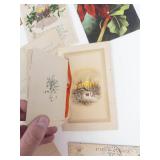 Vintage Holiday Postcard & Greeting Card Mixed Lot