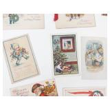 Vintage Christmas Postcards & Evangeline Longfellow Booklet Mixed Lot