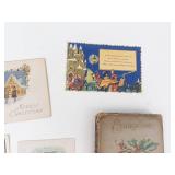 Vintage Christmas Postcards & Evangeline Longfellow Booklet Mixed Lot