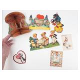 Vintage Valentine Card Ephemera Mixed Lot