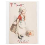 Vintage Valentine Card Ephemera Mixed Lot