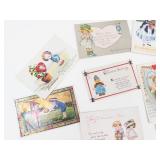 Vintage Valentine Postcards & Greeting Cards Mixed Lot