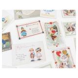 Vintage Valentine Postcards & Greeting Cards Mixed Lot