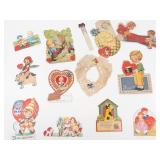 Vintage Valentines Day Card Assortment Mixed Lot