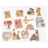 Vintage Die-Cut Valentine Card Assortment