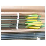 Archery Arrow Lot With Accessories